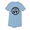 thumbnail image 1 of PleaseMeTees™ Baby From Born Made In Vermont VT Logo Label HQ Jumpsuit, 1 of 1