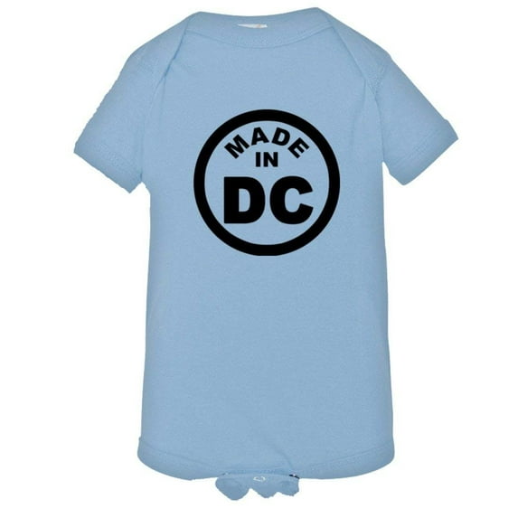 PleaseMeTees™ Baby From Born Made In Washington DC Logo Label HQ Jumper