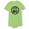 thumbnail image 1 of PleaseMeTees™ Baby From Born Made In Washington DC Logo Label HQ Jumpsuit, 1 of 1
