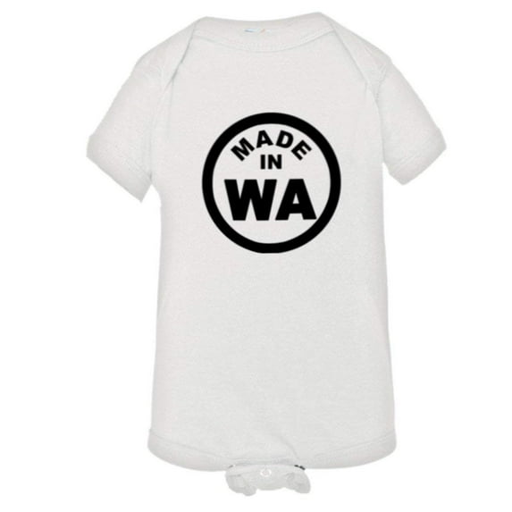 PleaseMeTees™ Baby From Born Made In Washington WA Logo Label HQ Jumper