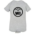 thumbnail image 1 of PleaseMeTees™ Baby From Born Made In Wisconsin WI Logo Label HQ Jumper, 1 of 1