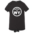 thumbnail image 1 of PleaseMeTees™ Baby From Born Made In Wyoming WY Logo Label HQ Jumpsuit, 1 of 1