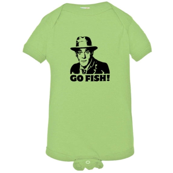 PleaseMeTees™ Baby Go Fish Abe Vigoda Barney Miller HQ Jumpsuit