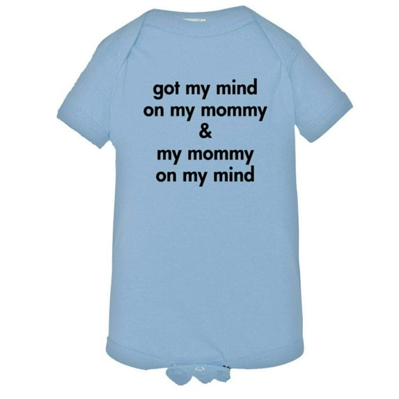 PleaseMeTees™ Baby Got My Mind On My Mommy Dad Love HQ Jumpsuit