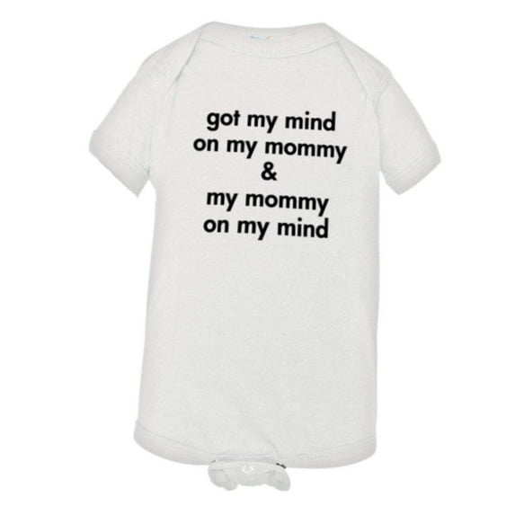 PleaseMeTees™ Baby Got My Mind On My Mommy Dad Love HQ Jumpsuit