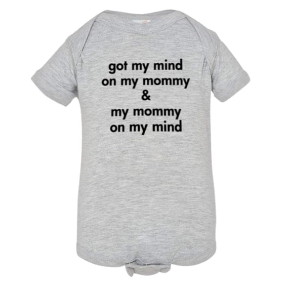 PleaseMeTees™ Baby Got My Mind On My Mommy Dad Love HQ Jumpsuit