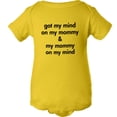 thumbnail image 1 of PleaseMeTees™ Baby Got My Mind On My Mommy I Love Dad Parents HQ Jumper, 1 of 1