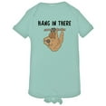 thumbnail image 1 of PleaseMeTees™ Baby Hang In There Sloth HQ Jumpsuit, 1 of 1