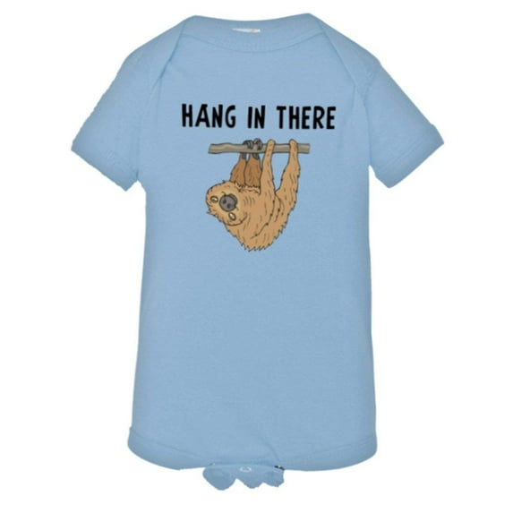PleaseMeTees™ Baby Hang In There Sloth HQ Jumpsuit