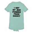 thumbnail image 1 of PleaseMeTees™ Baby I Get My Jedi Powers From Daddy HQ Jumpsuit, 1 of 1
