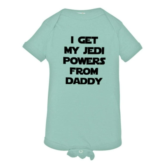 PleaseMeTees™ Baby I Get My Jedi Powers From Daddy HQ Jumpsuit