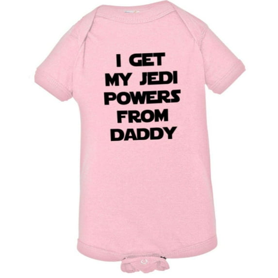 PleaseMeTees™ Baby I Get My Jedi Powers From Daddy HQ Jumpsuit