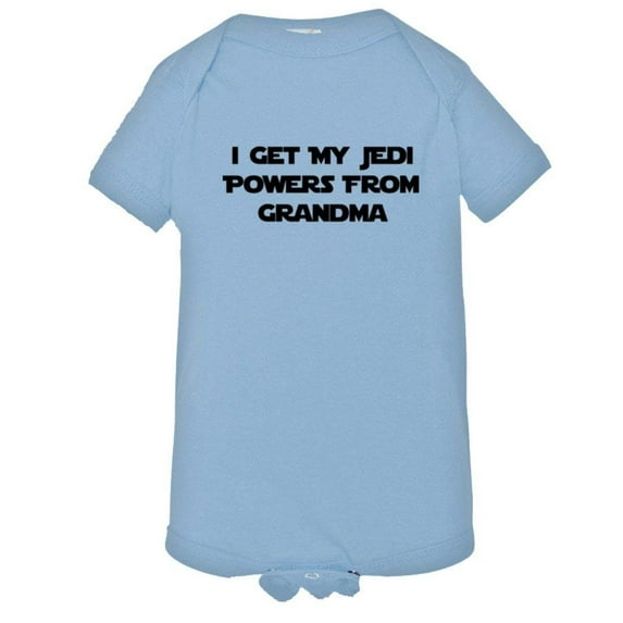 PleaseMeTees™ Baby I Get My Jedi Powers From Grandma HQ Jumpsuit