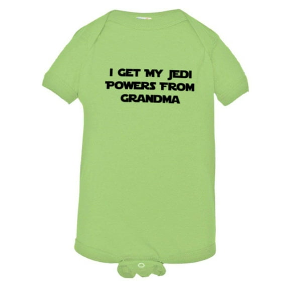 PleaseMeTees™ Baby I Get My Jedi Powers From Grandma HQ Jumpsuit