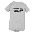 thumbnail image 1 of PleaseMeTees™ Baby I Get My Jedi Powers From Grandma HQ Jumpsuit, 1 of 1