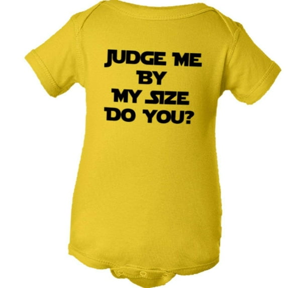 PleaseMeTees™ Baby Judge Me by My Size Do You HQ Jumpsuit
