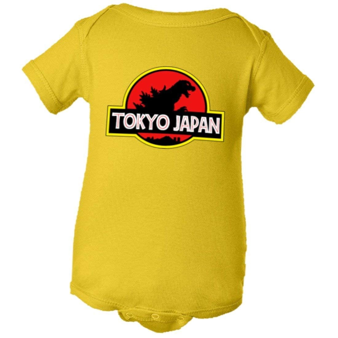 PleaseMeTees™ Baby Jurassic Tokyo Japan Godzilla Park Logo HQ Jumpsuit ...