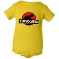 thumbnail image 1 of PleaseMeTees™ Baby Jurassic Tokyo Japan Godzilla Park Logo HQ Jumpsuit, 1 of 1