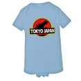 thumbnail image 1 of PleaseMeTees™ Baby Jurassic Tokyo Japan Godzilla Park Logo HQ Jumpsuit, 1 of 1