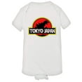 thumbnail image 1 of PleaseMeTees™ Baby Jurassic Tokyo Japan Godzilla Park Logo HQ Jumpsuit, 1 of 1