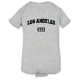 thumbnail image 1 of PleaseMeTees™ Baby Los Angeles 213 L.A. Area Code Distressed HQ Jumpsuit, 1 of 1