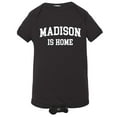thumbnail image 1 of PleaseMeTees™ Baby Madison Wisconsin Is Home Born In From Badgers Jumpsuit, 1 of 1
