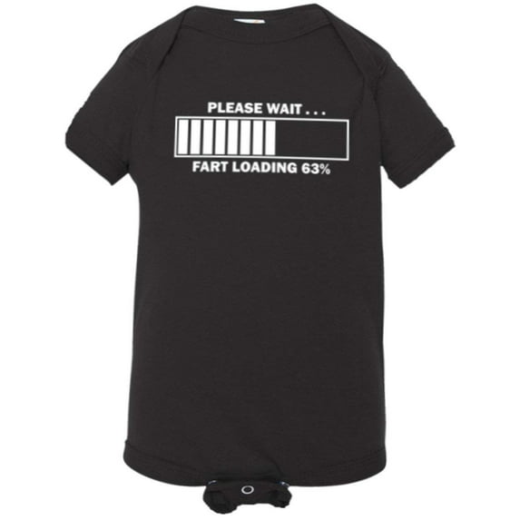 PleaseMeTees™ Baby Please Wait Fart Loading Gas HQ Jumpsuit