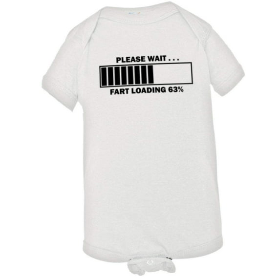 PleaseMeTees™ Baby Please Wait Fart Loading Gas HQ Jumpsuit