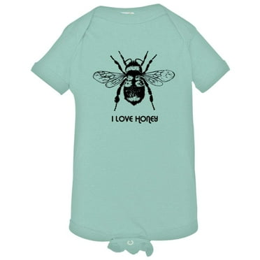PleaseMeTees™ Baby Save The I Love Honey Bees HQ Jumpsuit