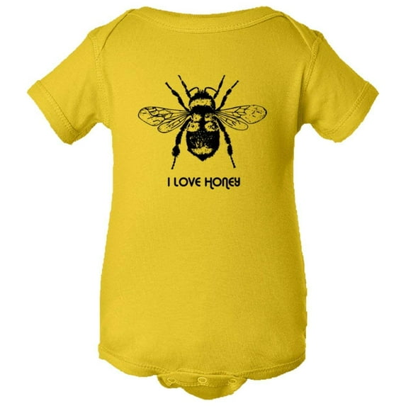 PleaseMeTees™ Baby Save The I Love Honey Bees HQ Jumpsuit