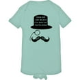 thumbnail image 1 of PleaseMeTees™ Baby Sir I Shat My Pantaloons Hat Glasses Pooped Jumpsuit, 1 of 1