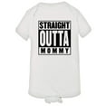 thumbnail image 1 of PleaseMeTees™ Baby Straight Outta Mommy Newborn Child HQ Jumpsuit, 1 of 1