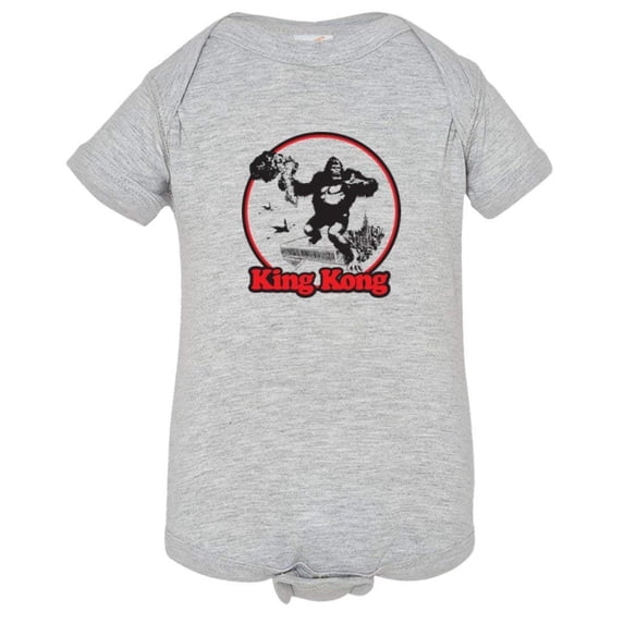 PleaseMeTees™ Baby Vintage King Kong Empire State Building Top Jumpsuit