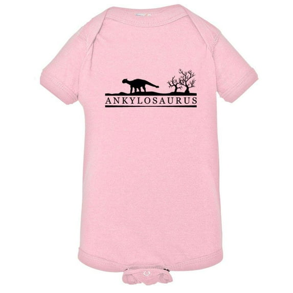PleaseMeTees™ Baby ankylosaurus Educational Dinosaur Sketch HQ Jumpsuit