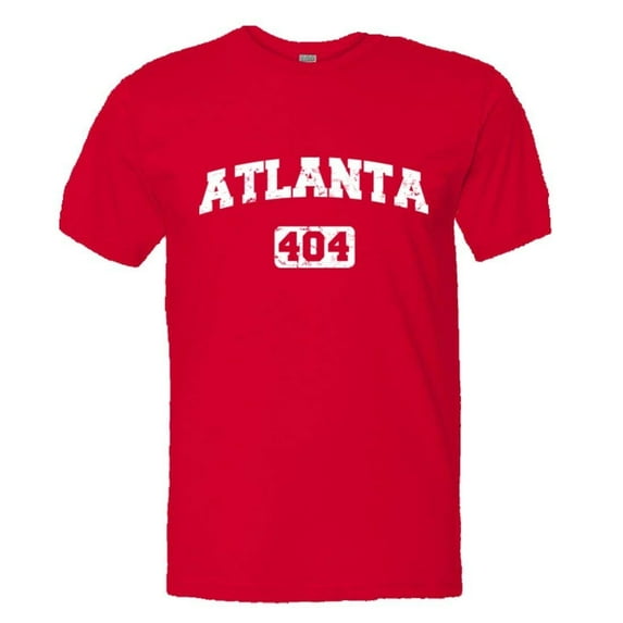 PleaseMeTees™ Mens Atlanta 404 Area Code Distressed HQ Tee