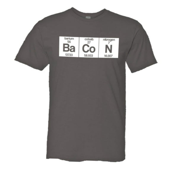 PleaseMeTees™ Mens Bacon Peroidic Chart HQ Tee