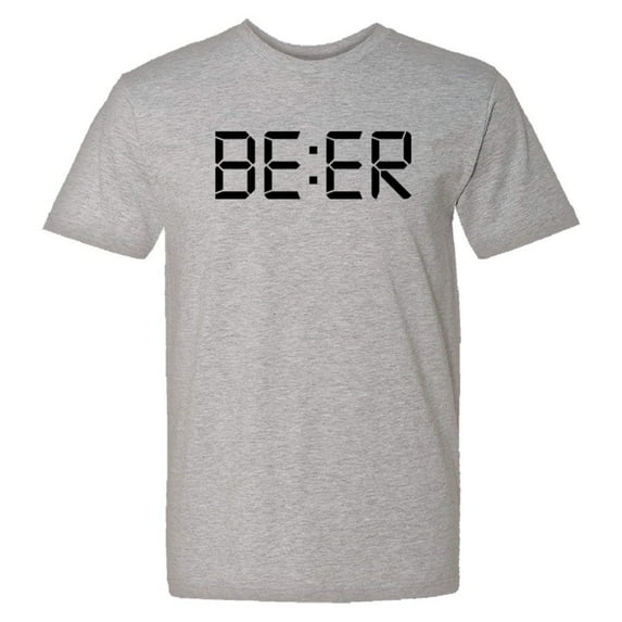 PleaseMeTees™ Mens Beer Oclock Time To Drink Be:ER HQ Tee