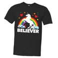 thumbnail image 1 of PleaseMeTees™ Mens Believer Unicorn Rainbow I Believe Brony HQ Tee, 1 of 1