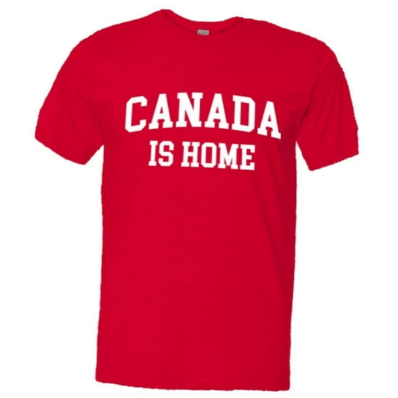 PleaseMeTees™ Mens Canada Is Home Born In From Cannuck HQ Tee