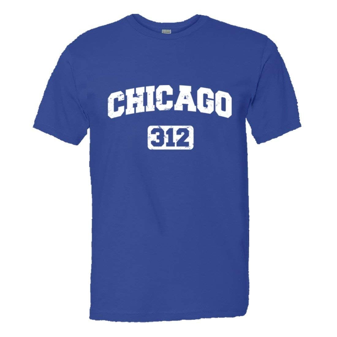 Chicago 312 Area Code T-Shirt Distressed Vintage Tee Chicago 312 Area Code T-Shirt Distressed Vintage Tee