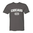 thumbnail image 1 of PleaseMeTees™ Mens Chicago 312 Area Code Distressed HQ Tee, 1 of 1