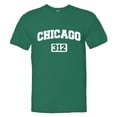 thumbnail image 1 of PleaseMeTees™ Mens Chicago 312 Area Code Distressed HQ Tee, 1 of 1