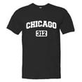 thumbnail image 1 of PleaseMeTees™ Mens Chicago 312 Area Code Distressed HQ Tee, 1 of 1