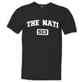 thumbnail image 1 of PleaseMeTees™ Mens Cincinnati 513 The Nati Area Code Distressed HQ Tee, 1 of 1