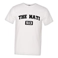 thumbnail image 1 of PleaseMeTees™ Mens Cincinnati 513 The Nati Area Code Distressed HQ Tee, 1 of 1