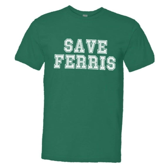 PleaseMeTees™ Mens Classic Save Ferris Beuller Day Off Vintage HQ Tee