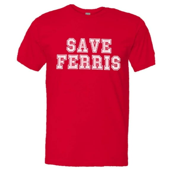 PleaseMeTees™ Mens Classic Save Ferris Beuller Day Off Vintage HQ Tee