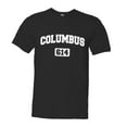 thumbnail image 1 of PleaseMeTees™ Mens Columbus 614 CBUS Area Code Distressed HQ Tee, 1 of 1