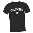 thumbnail image 1 of PleaseMeTees™ Mens Columbus 614 CBUS Area Code Distressed HQ Tee, 1 of 1