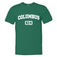 thumbnail image 1 of PleaseMeTees™ Mens Columbus 614 CBUS Area Code Distressed HQ Tee, 1 of 1